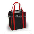 Very portable different colors with printing insulated non woven bag